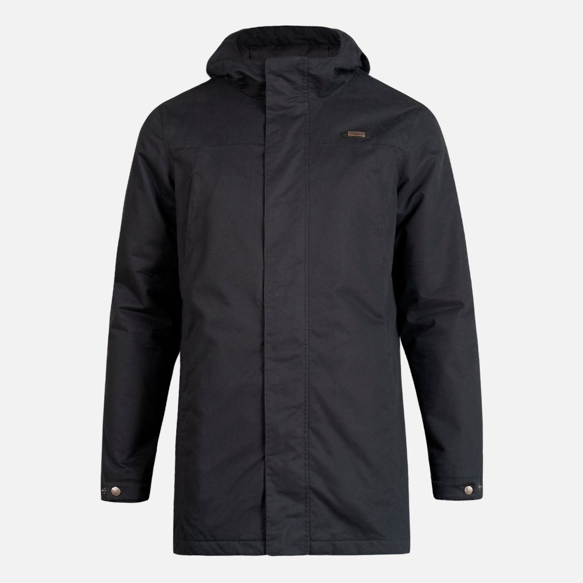 LIPPI - Chaqueta Hombre Peumo Canvas Hoody Jacket Negro Lippi