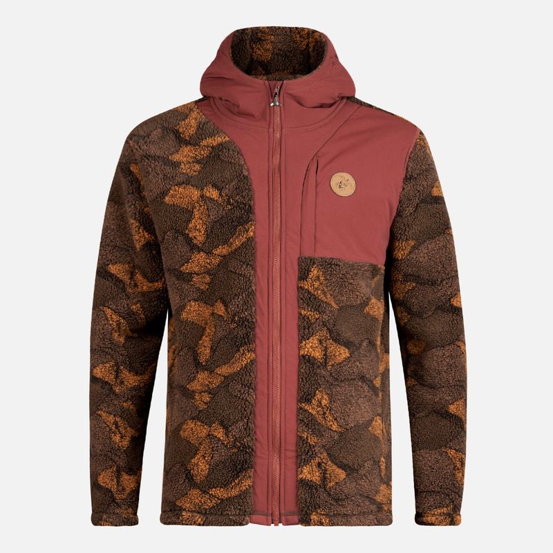 HAKA HONU - Chaqueta Hombre Porteador   Print Café Haka Honu