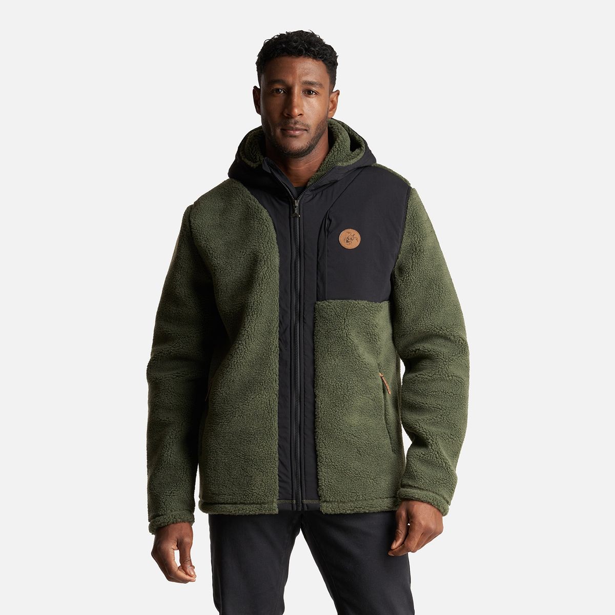 HAKA HONU - Chaqueta Hombre Porteador   Verde Militar Haka Honu