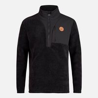 Poleron Hombre Porteador 1/4 Zip Negro