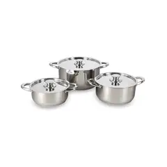 WENS - Batería de Cocina 6 Piezas Acero Inoxidable 420-6SS