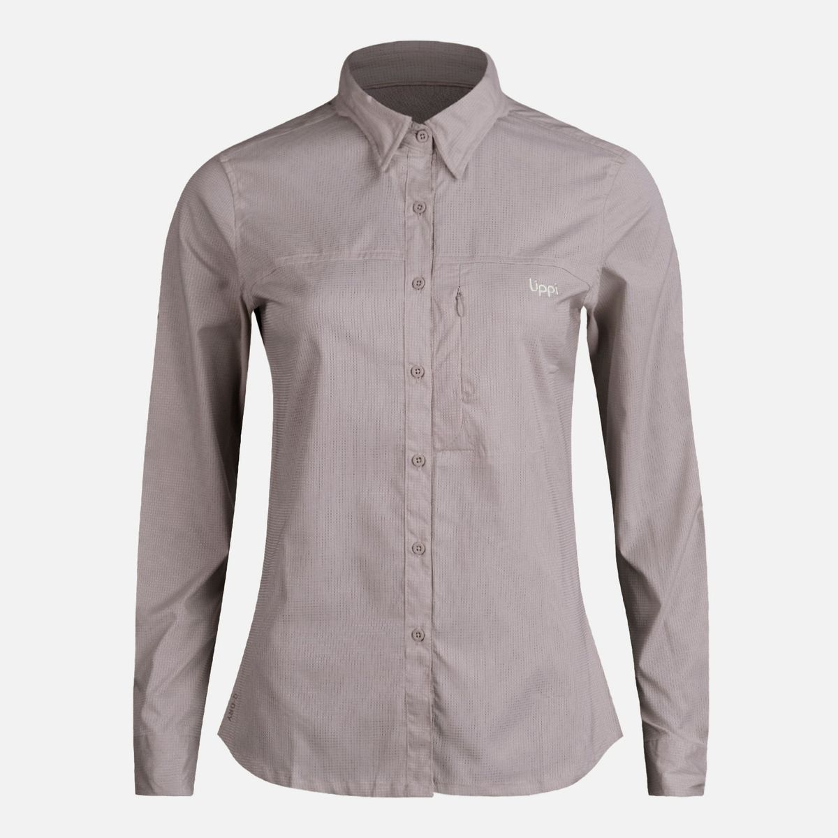 LIPPI - Camisa Mujer Rosselot Long Sleeve Q-Dry Shirt Malva Lippi