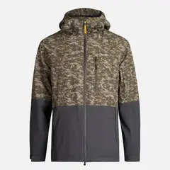 LIPPI - Chaqueta Hombre Sierra Nevada B-Dry Light Hoody Jacket Print Verde Militar