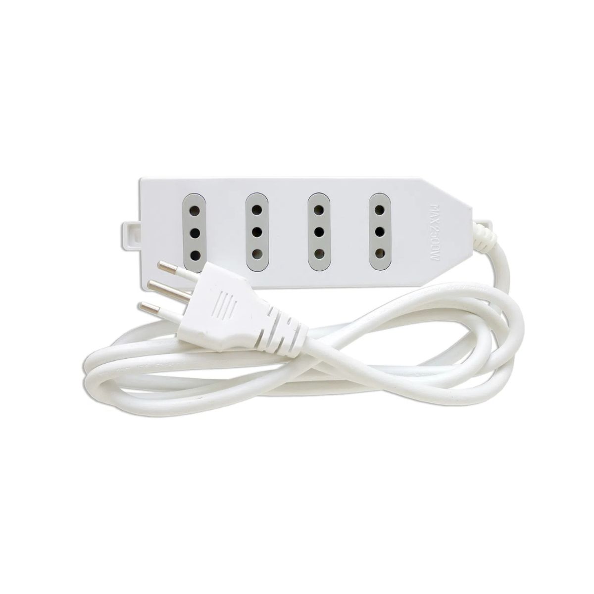 MACROTEL - Alargadores Zapatilla 4tomas Corriente 1  5mts Macrotel Blanco