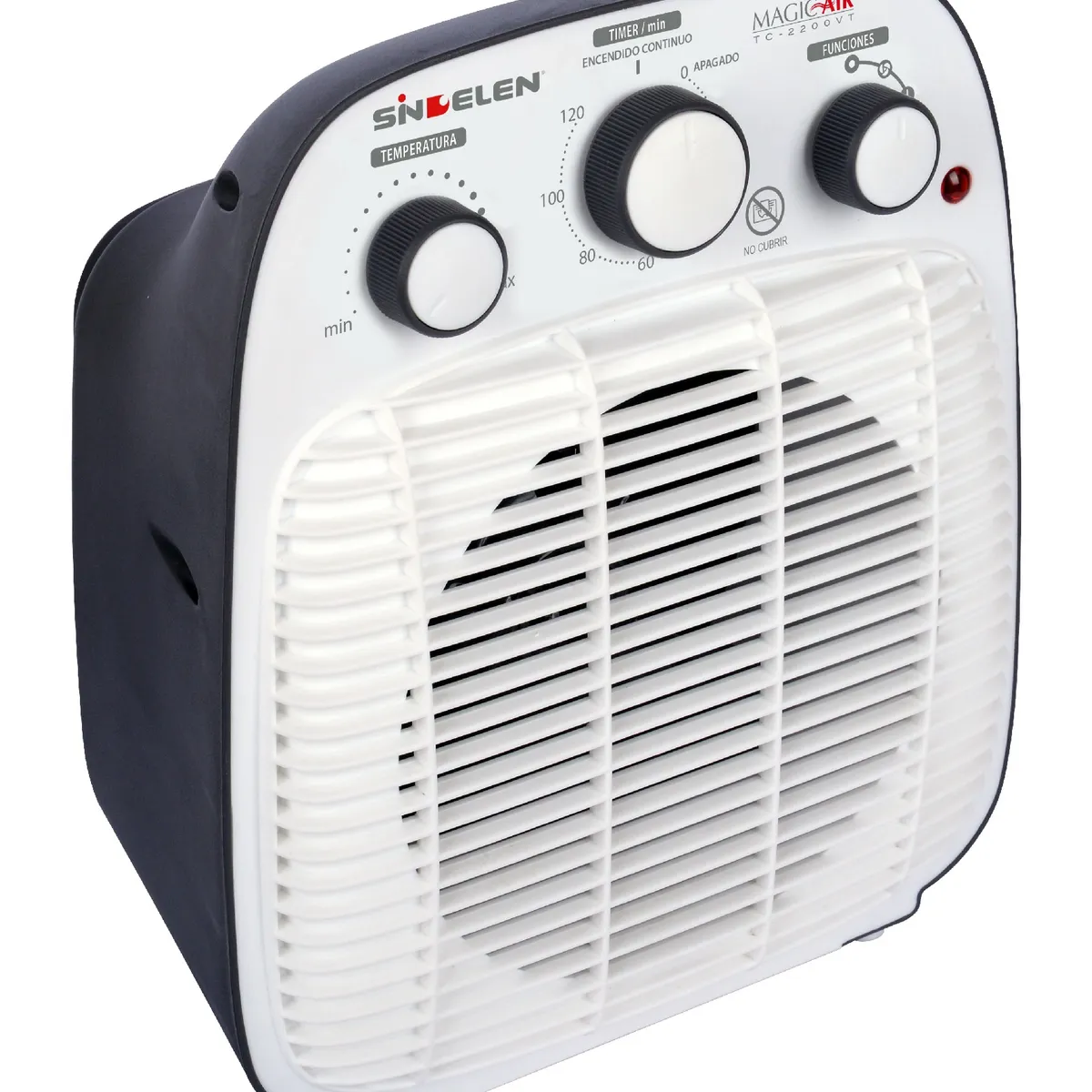 SINDELEN - Calefactor Electrico Estufa Termoventilador Timer Sindelen TC-2200VT