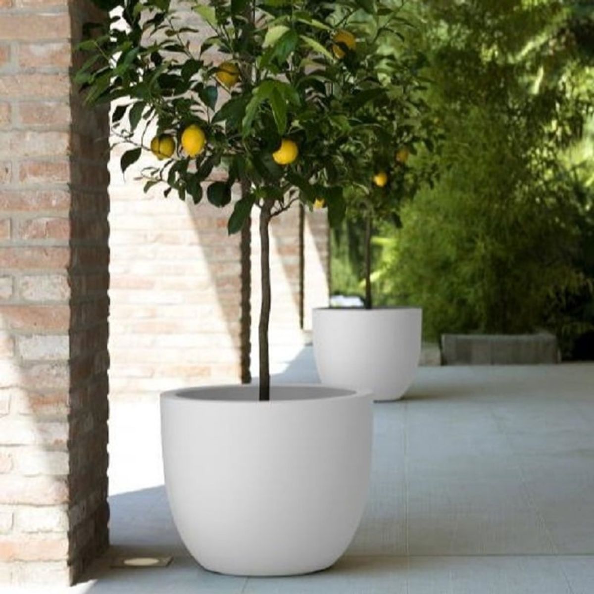 EURO3PLAST - Macetero doble pared Etria, diámetro 54 cm, 56 litros.