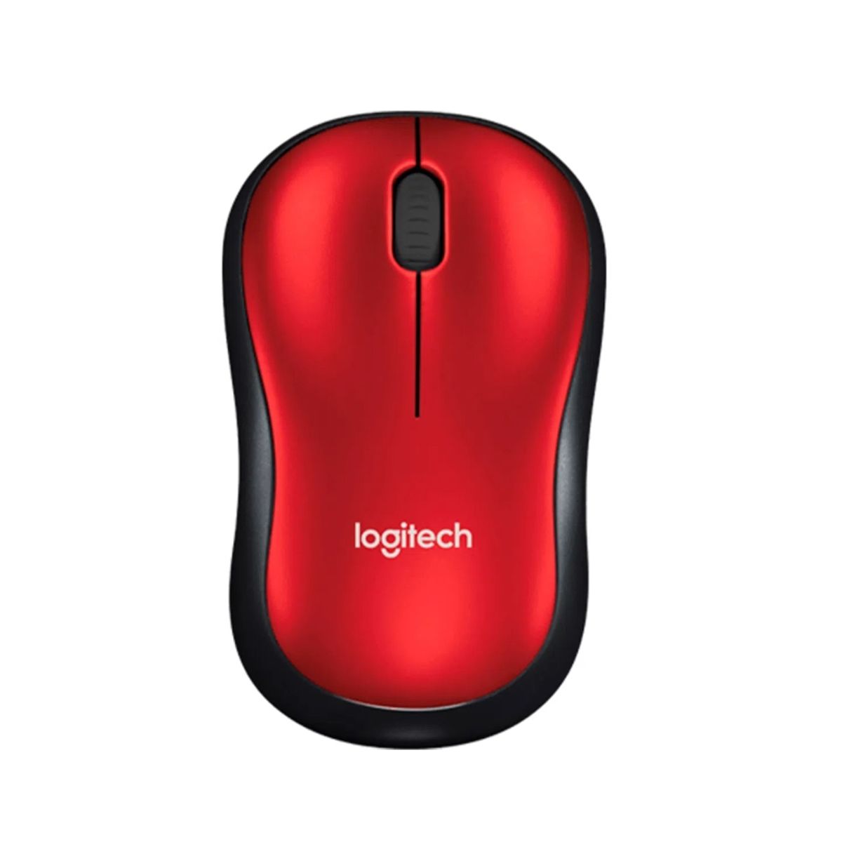 LOGITECH - Mouse Inalambrico Logitech M185 rojo