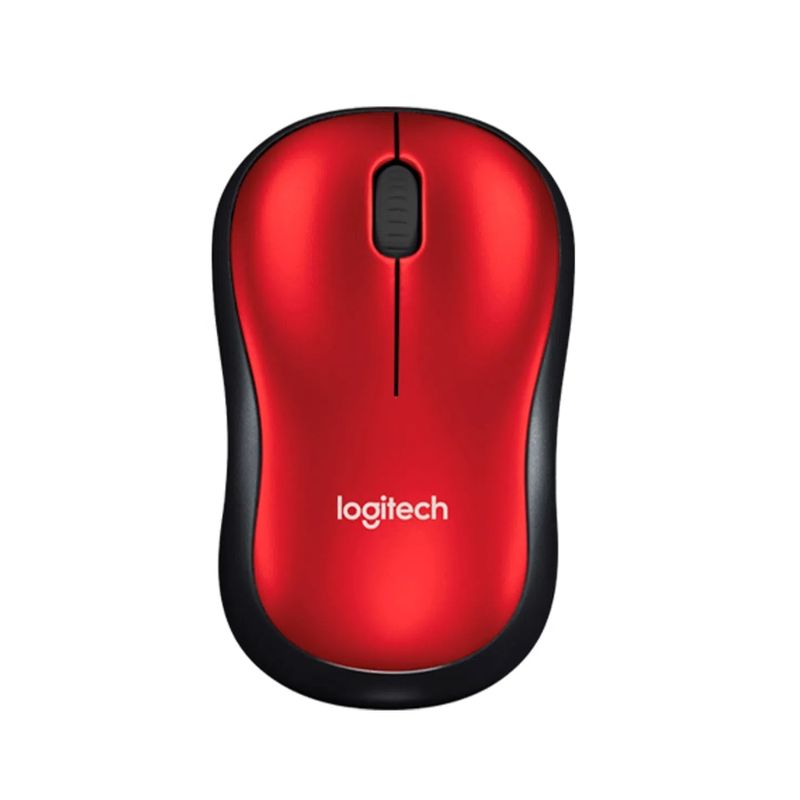 LOGITECH - Mouse Inalambrico Logitech M185 rojo