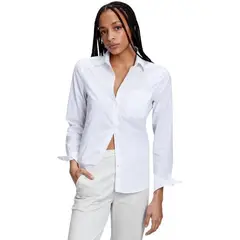 GAP - Camisa De Algodón Blanco