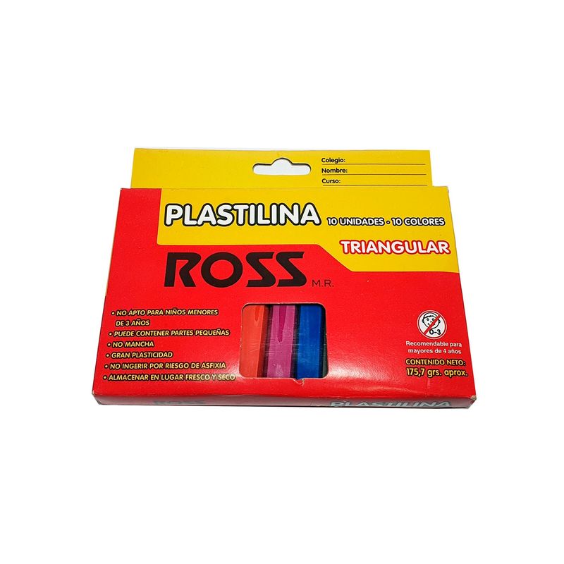 GENERICO - Plasticina - Plastilina Ross 10 Colores