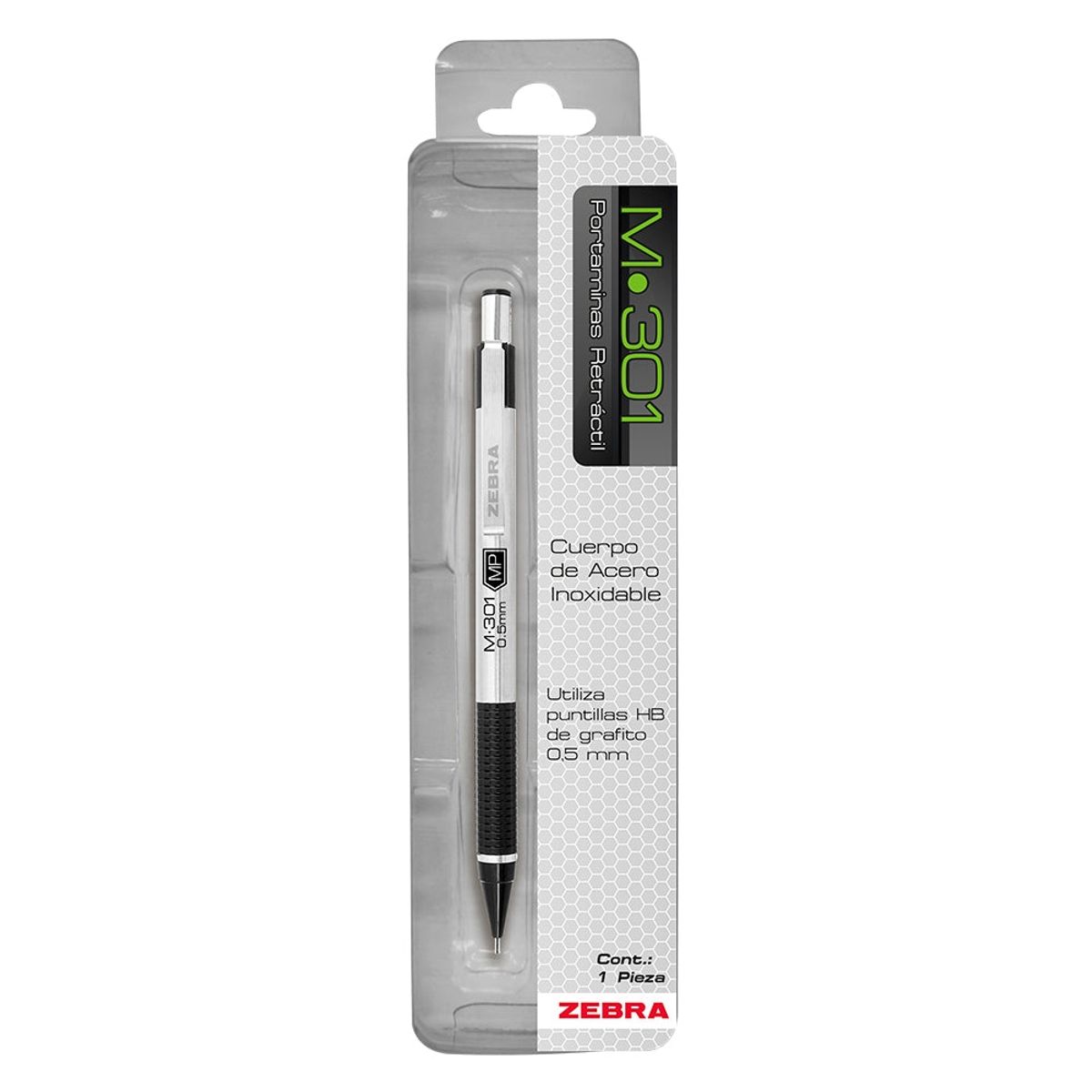 ZEBRA - Portaminas Retráctil 05mm M-301 Zebra