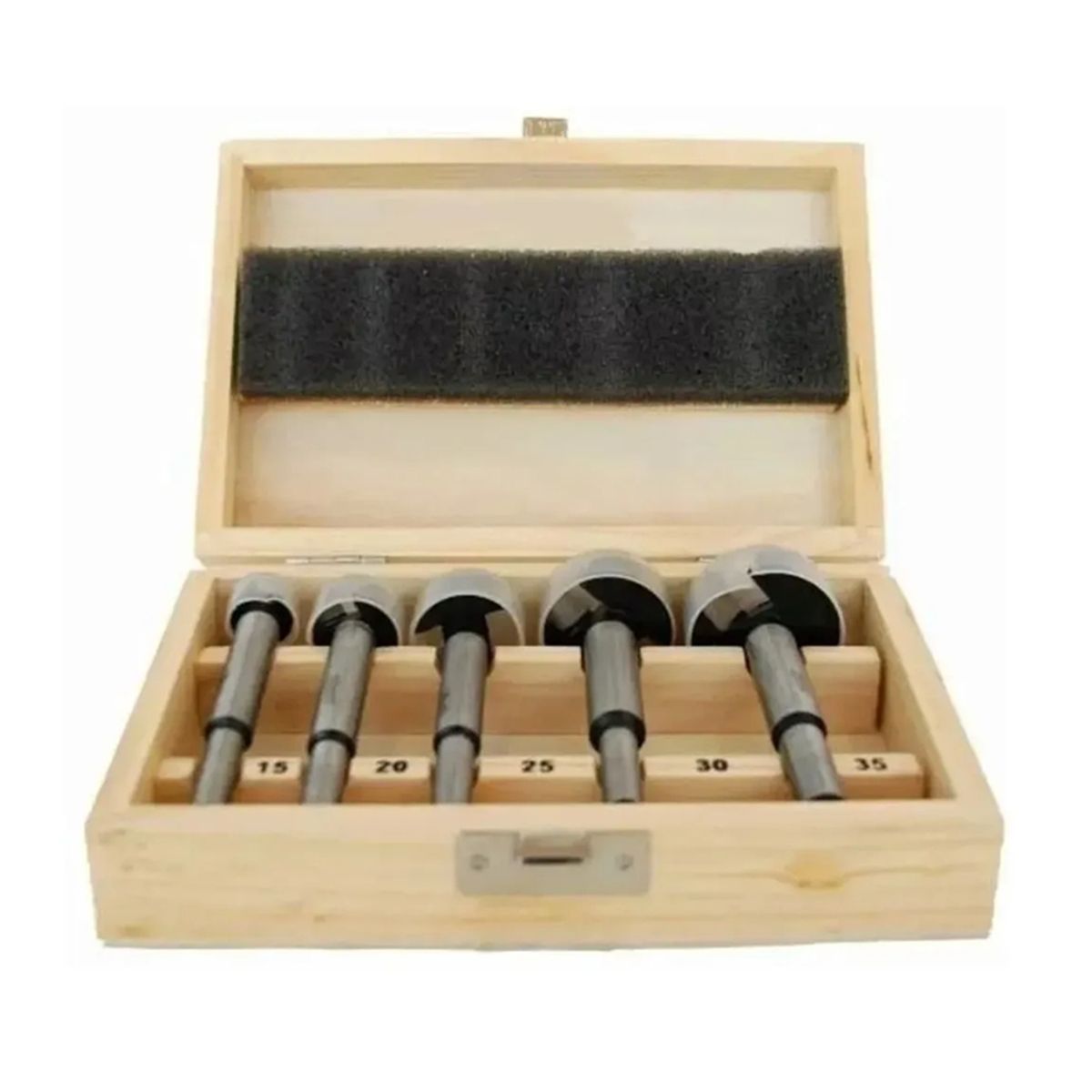 GENERICO - Set Juego De Brocas Fortsner Para Madera 5 Piezas Toolmak