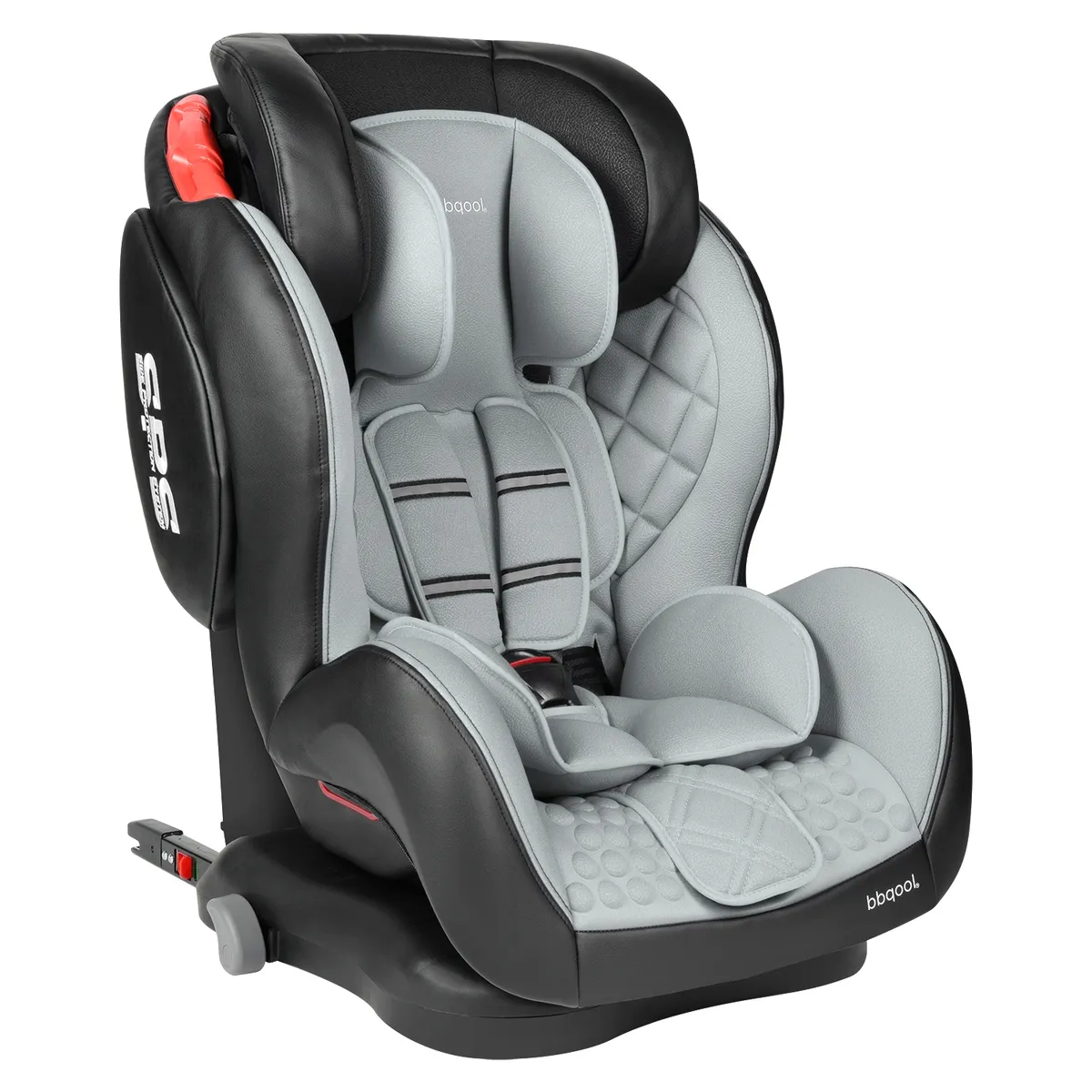 BBQOOL - Silla De Auto Butaca Armor Isofix Grey