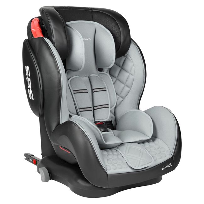 BBQOOL - Silla De Auto Butaca Armor Isofix Grey