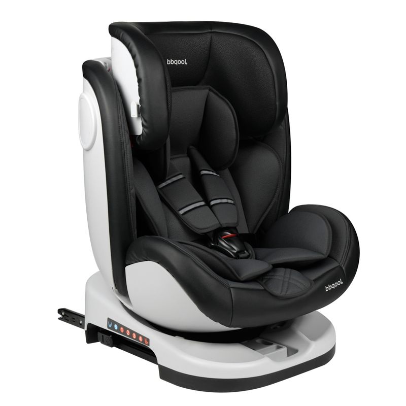 BBQOOL - Silla De Auto Convertible 4Safe Isofix 360° Black