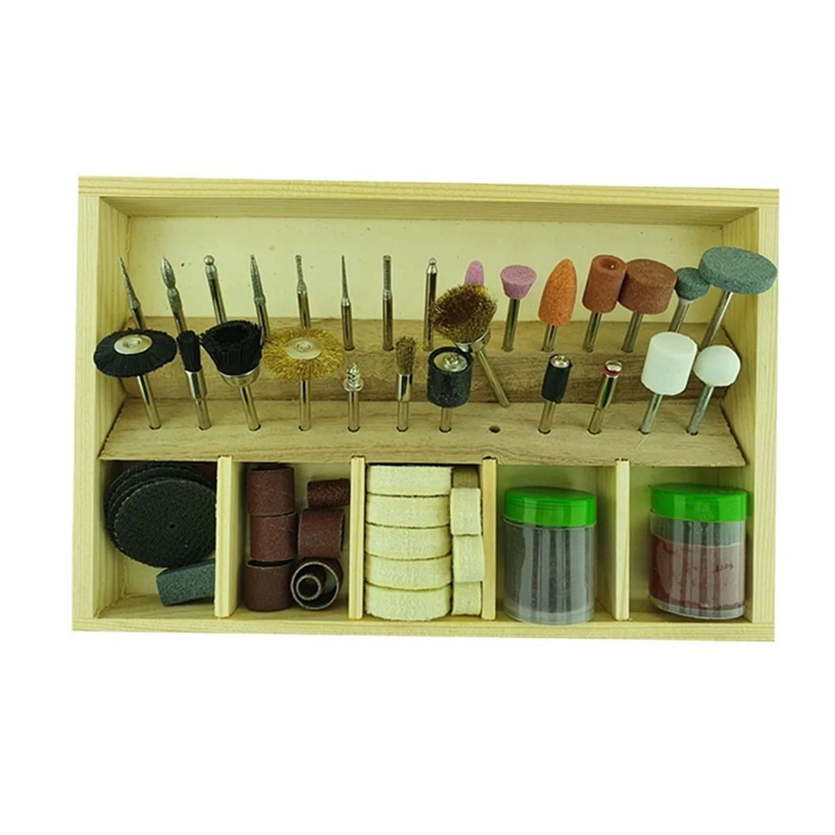 GENERICO - Kit Set Jgo De Acc Para Minitorno Tipo Dremel 100pcs Tmk