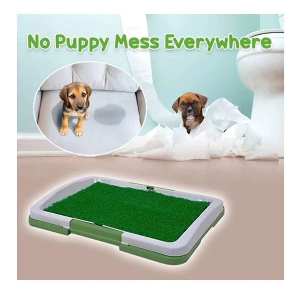 GENERICO - Baño Sanitario Perro Ecológico Perros Baño Puppy Potty Pad