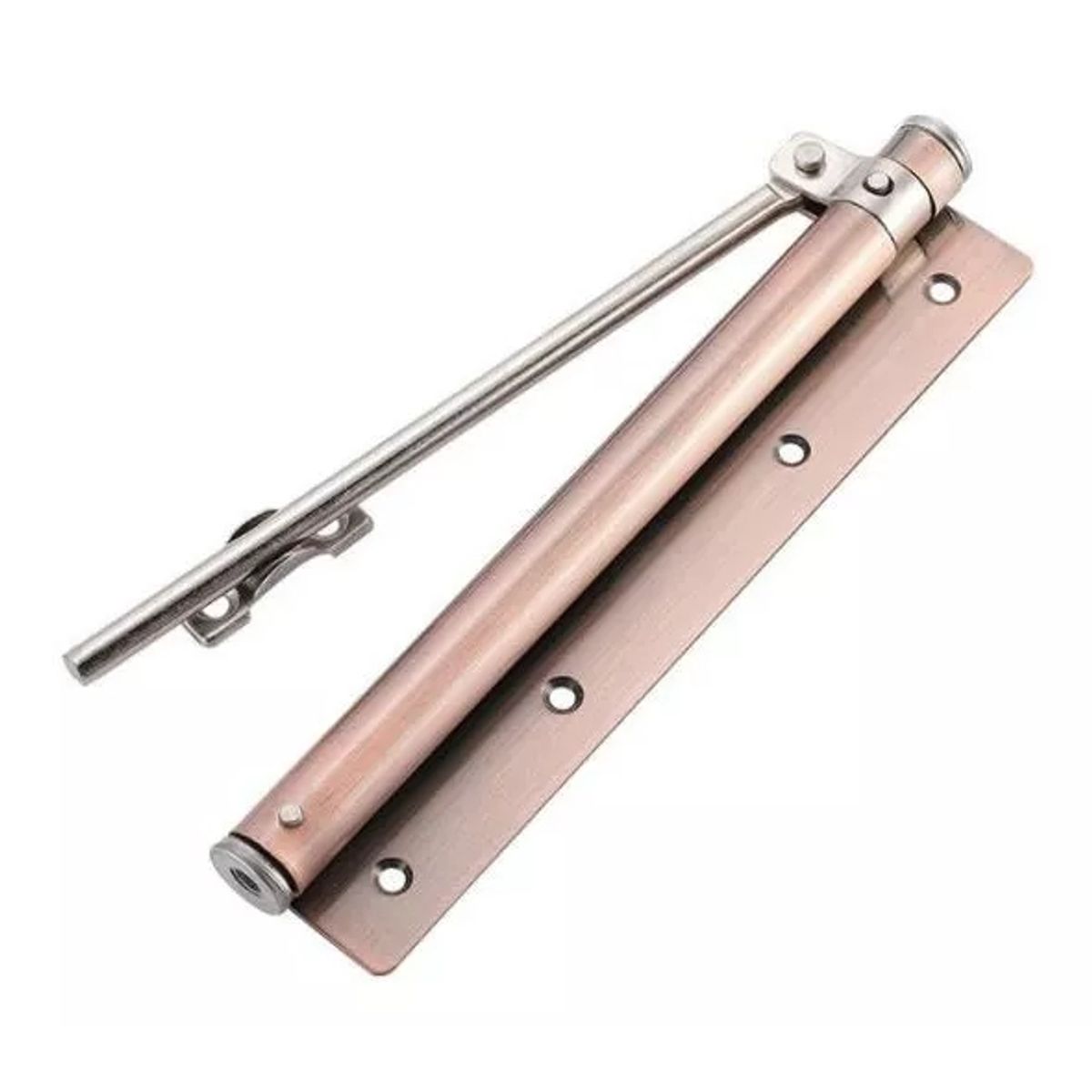 KUANGYE - Cierrapuertas Automático Con Resorte De Acero Inoxidable - Bronce Rojo
