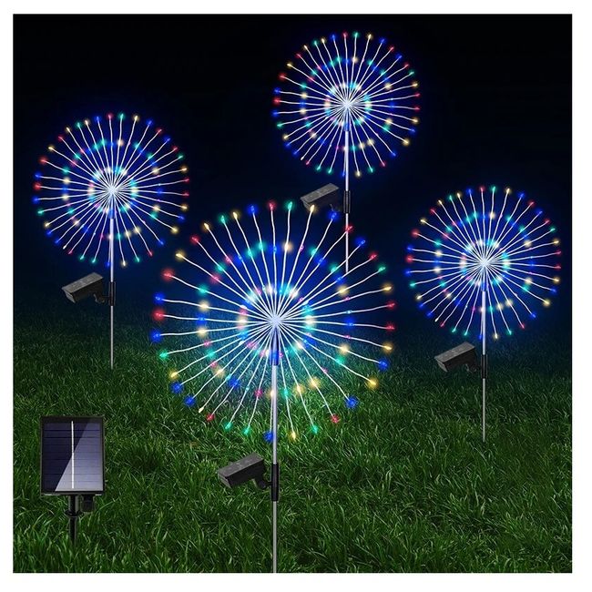 GENERICO - Pack x2 Luces Micro Led Hadas Artificial Solar Navidad