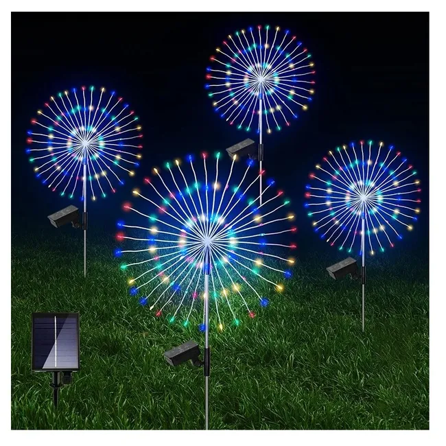 GENERICO - Pack x2 Luces Micro Led Hadas Artificial Solar Navidad