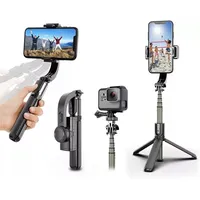 Soportes De Estabilizador Celular Gimbal Selfie Stick Tripode Mando