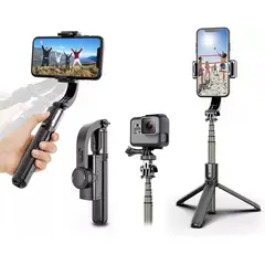 KUANGYE - Soportes De Estabilizador Celular Gimbal Selfie Stick Tripode Mando