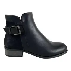 VIA UNO - Botin Color Negro 12082414