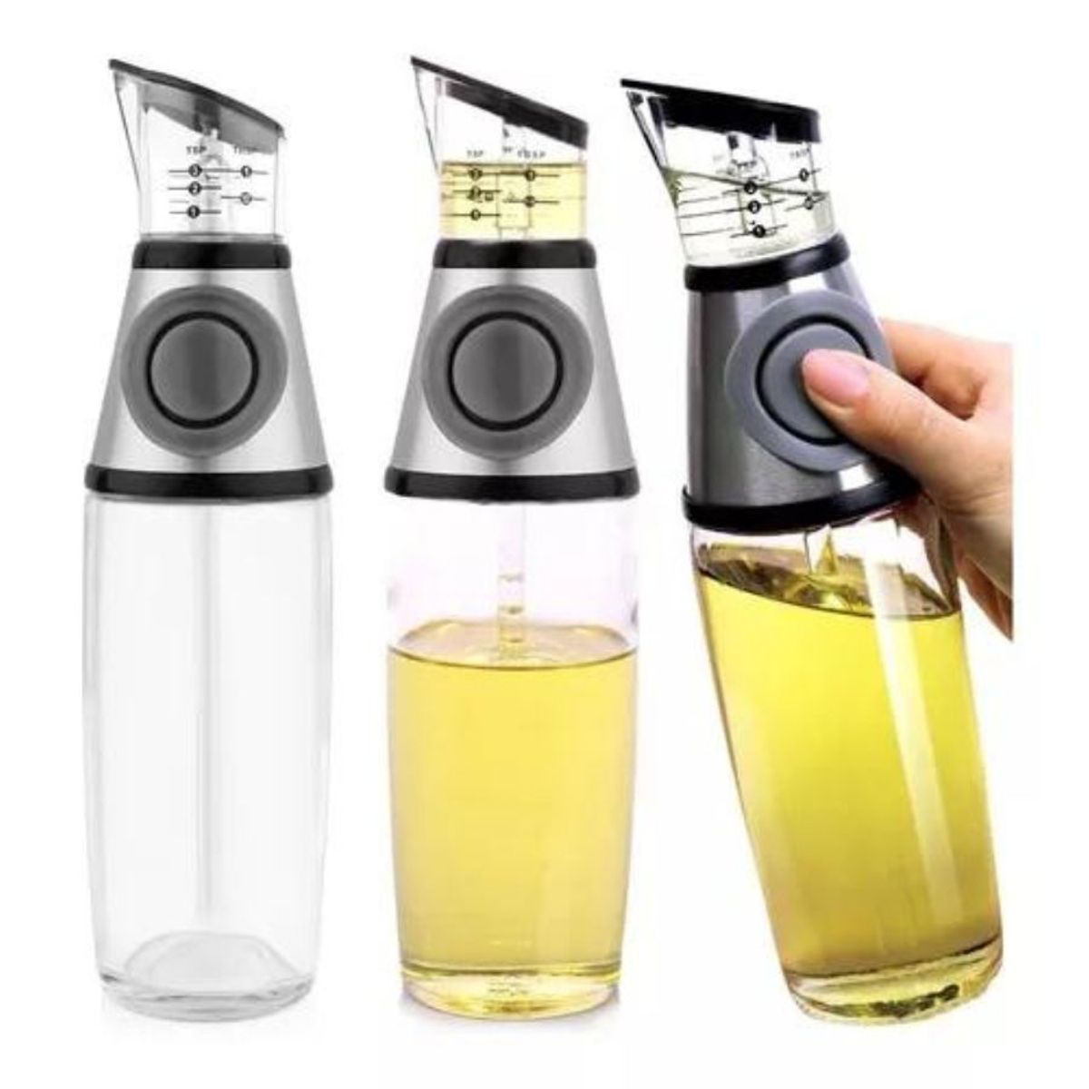 GENERICO - Dispensador en Spray de Aceite Vinagre Botella De Vidrio