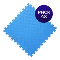 SDFIT - Tatami 1.2 cm grosor x 62 x 62 cm Azul Pack 4x Unidades