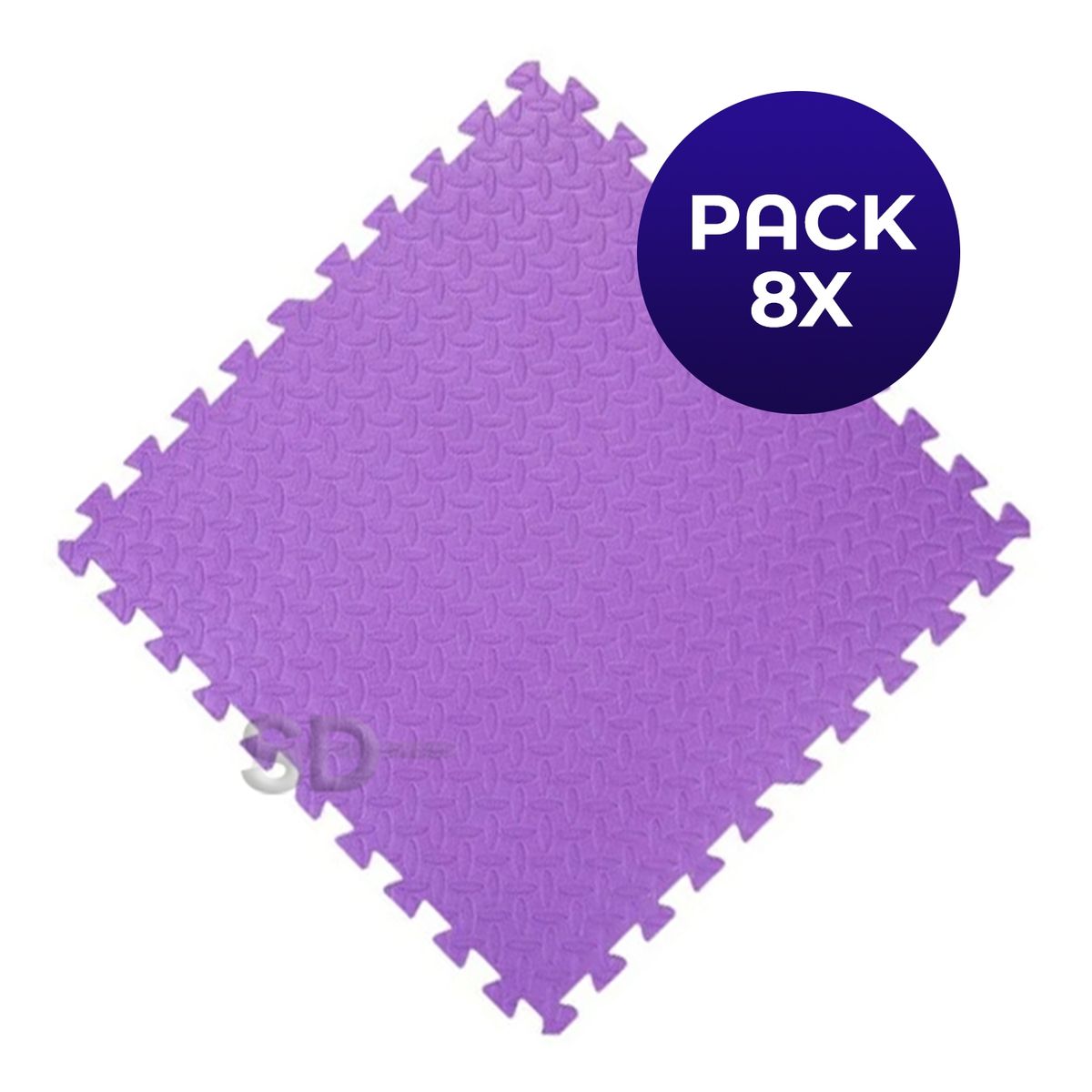 SDFIT - Tatami 1.2 cm grosor x 62 x 62 cm Morado Pack 8x Unidades