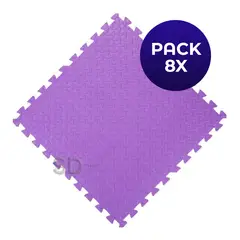 SDFIT - Tatami 1.2 cm grosor x 62 x 62 cm Morado Pack 8x Unidades