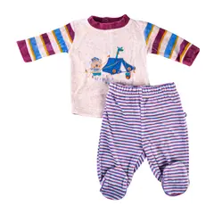PILLIN - Conjunto Plush Bebé Niño Gris claro