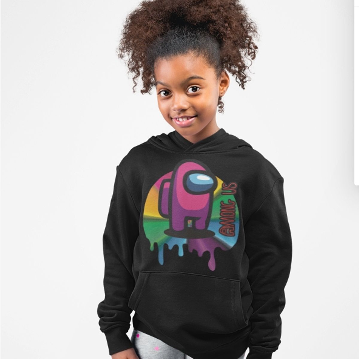 GENERICO - Polerón unisex Amoungs us Estampado