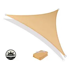 BJ HOGAR - Toldo Vela Sombra Malla Anti Uv Triangular 350cmx350cmx350cm