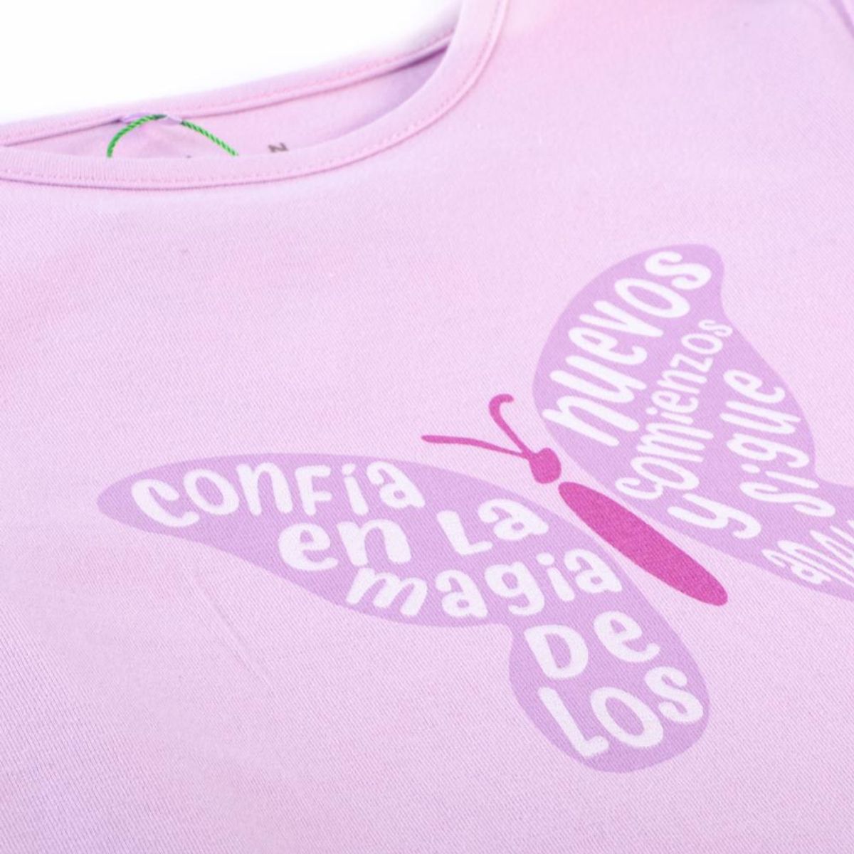 PILLIN - Polera Sustentable Niña Rosado Pillin PILLIN
