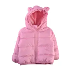 PILLIN - Parka Básica Bebé Niña Rosado