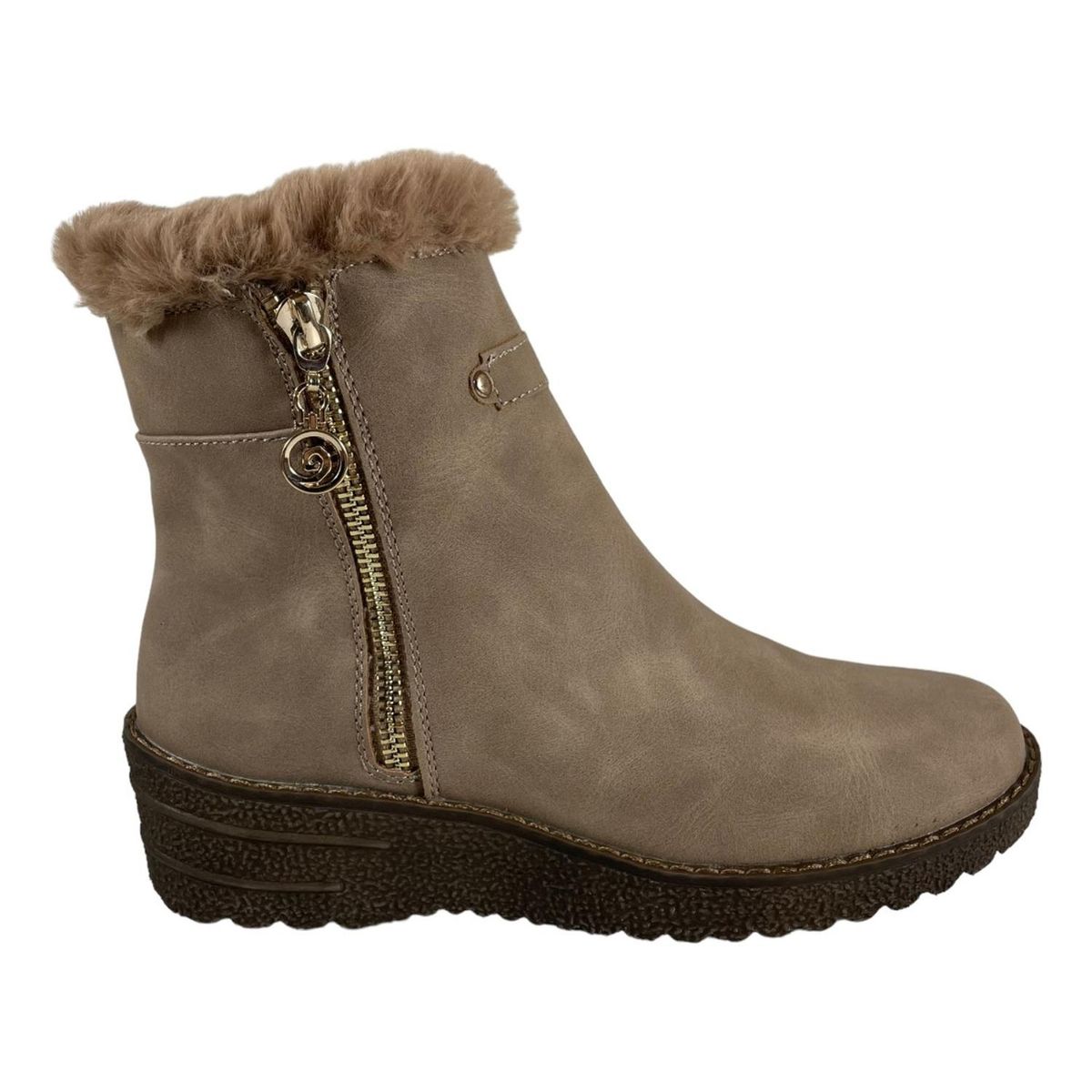 VIA UNO - Botin Via Uno Color Beige 35 Al 40 Liquidacion 12085401