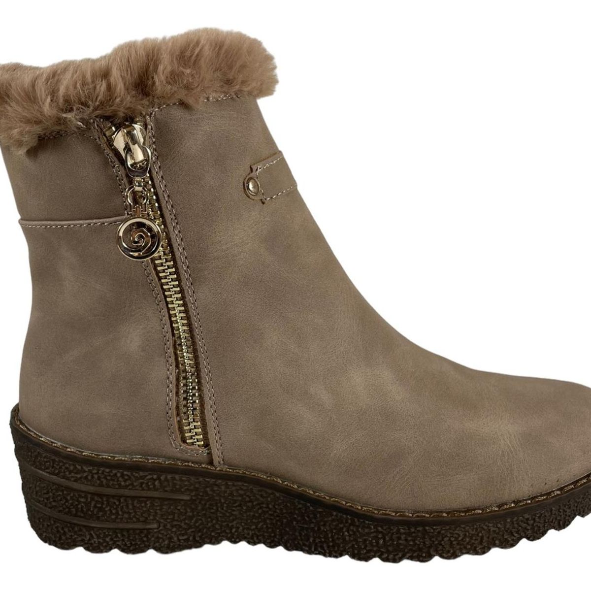 VIA UNO - Botin Via Uno Color Beige 35 Al 40 Liquidacion 12085401