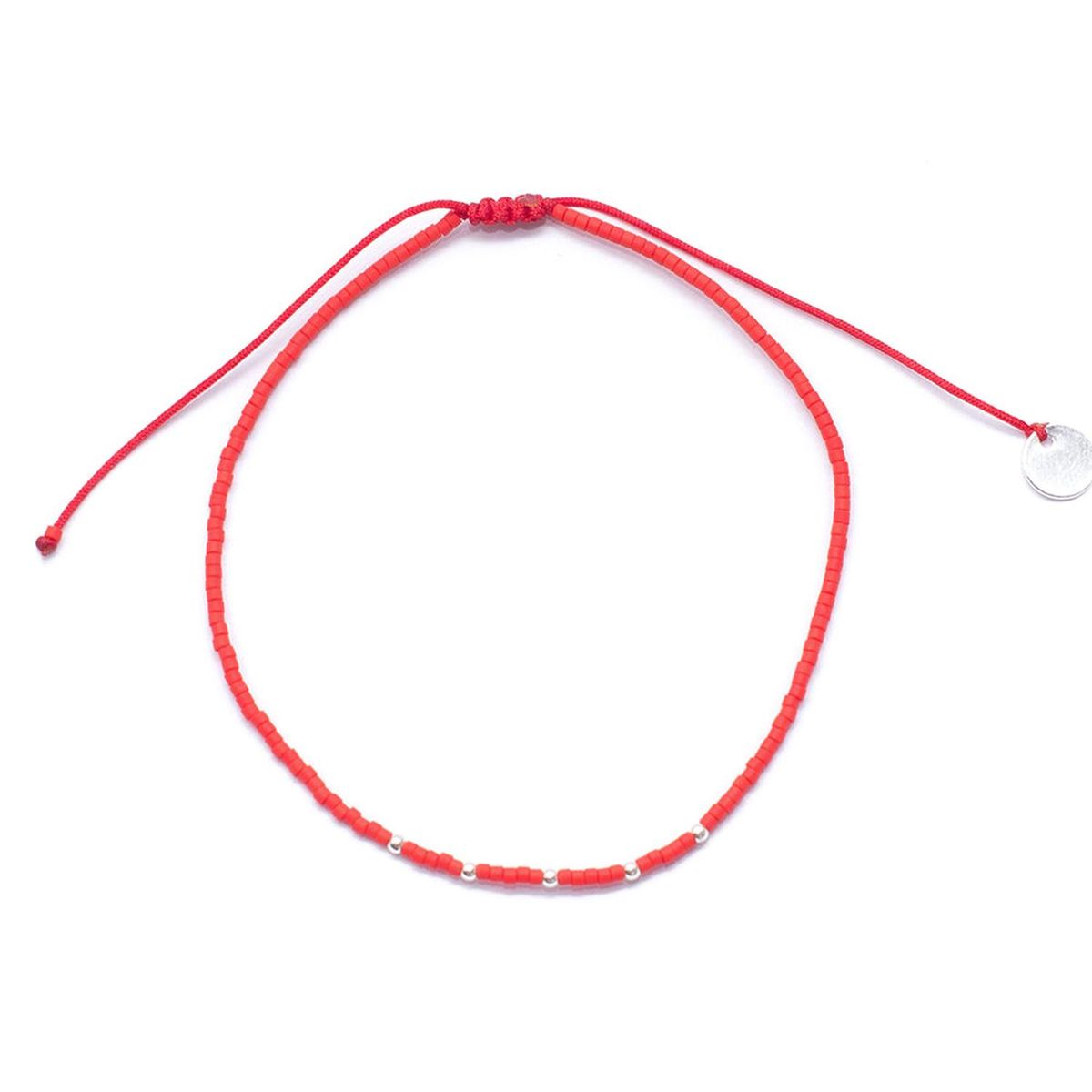 ZAZU - Tobillera Roja-Joyas Zazü
