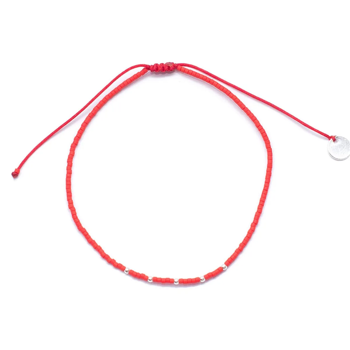 ZAZU - Tobillera Roja-Joyas Zazü