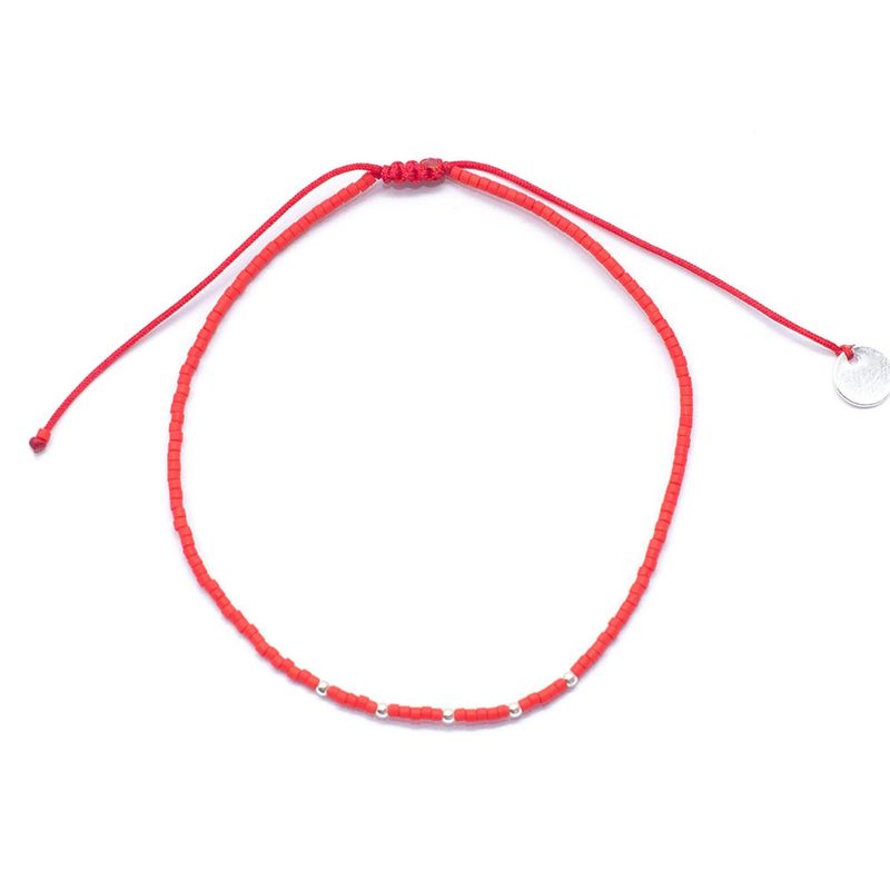 ZAZU - Tobillera Roja-Joyas Zazü