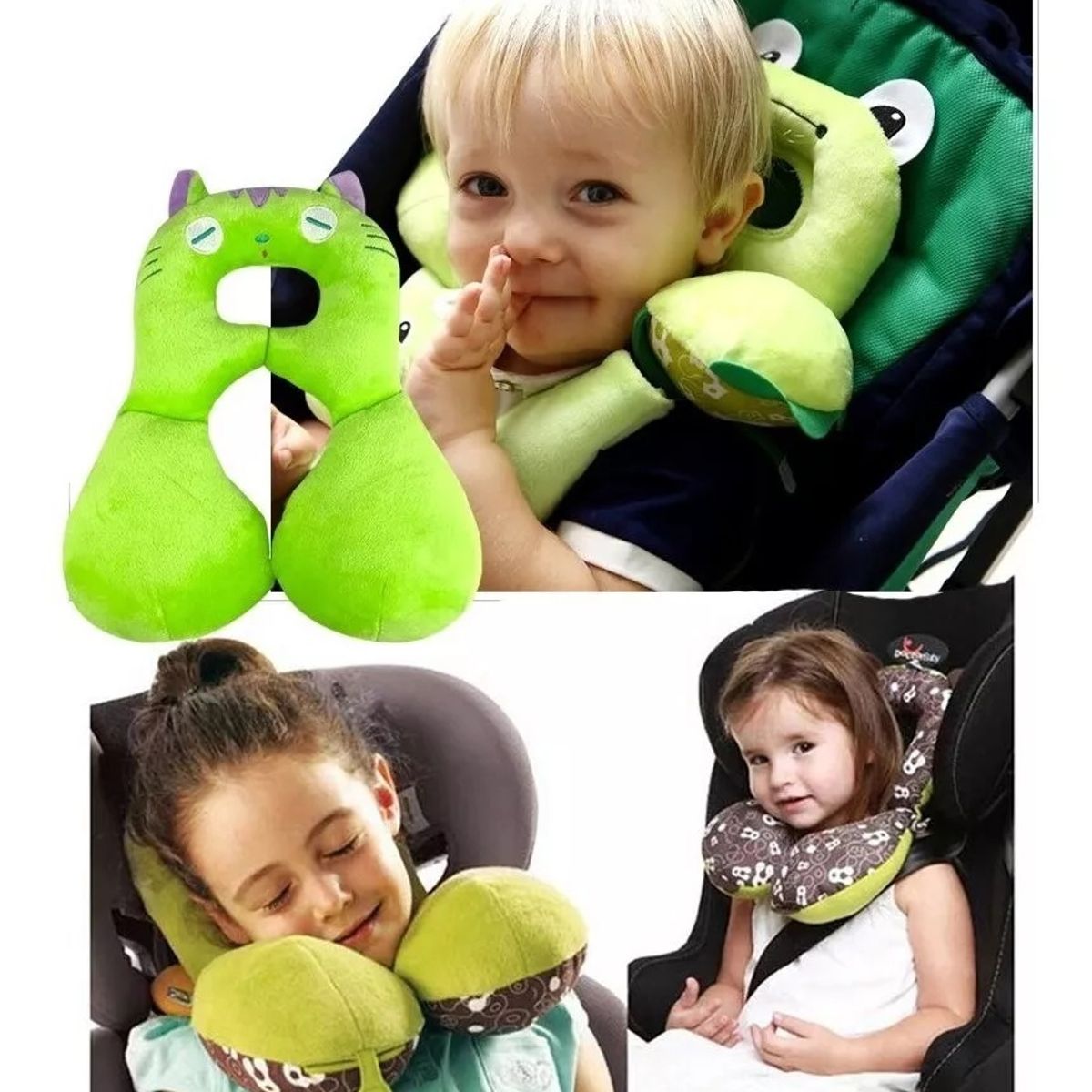 GENERICO - Cojin Bebe Cuna Almohada Para Coche Almohadas Auto Mono