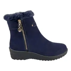 VIA UNO - Botin Color Marino 12085401