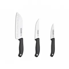 GENERICO - Cuchillo set 3un N1734 evo Tres Claveles Mimbral