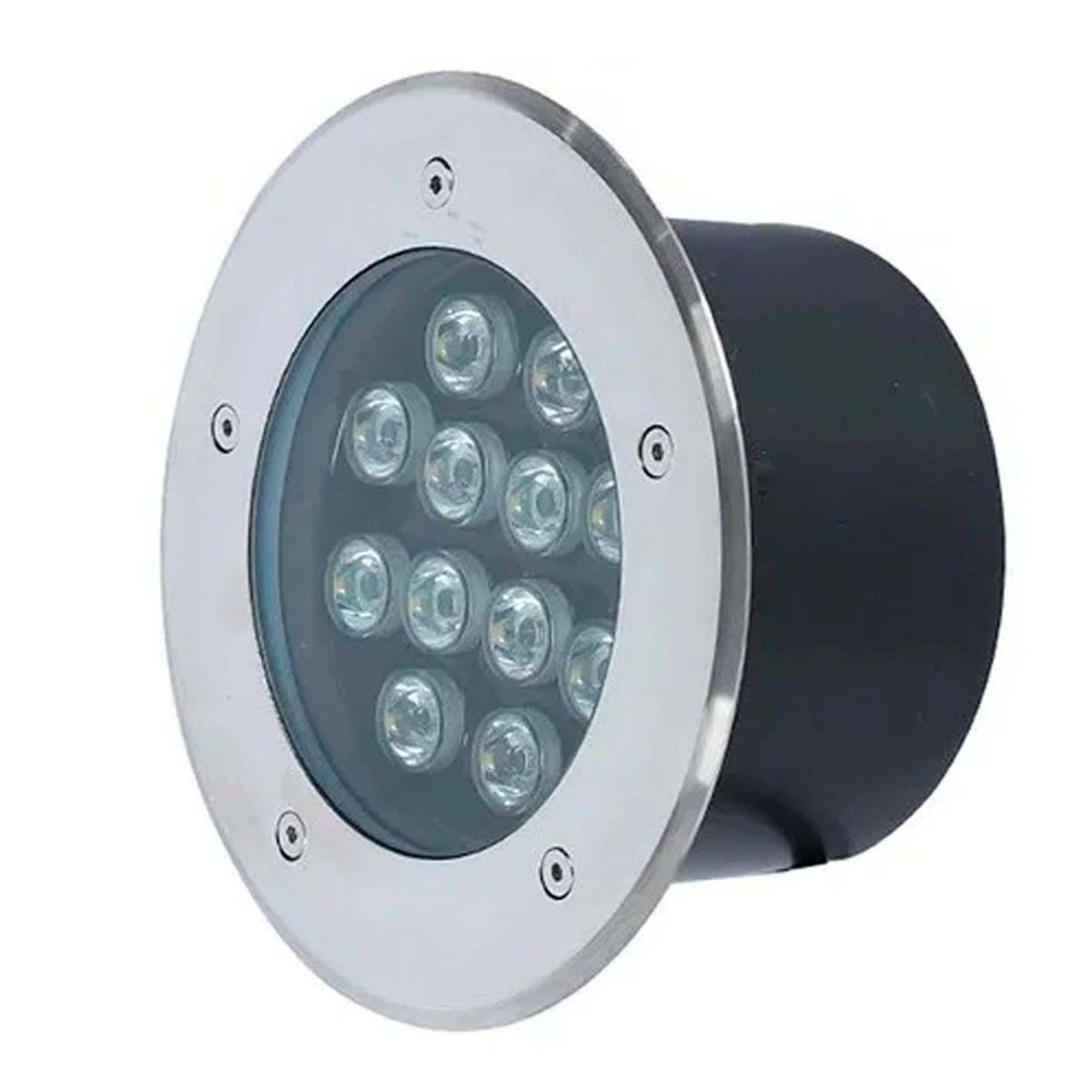 GENERICO - Foco Led Piso 12w Exterior Embutido Luz calida
