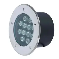 GENERICO - Foco Led Piso 12w Exterior Embutido Luz fria