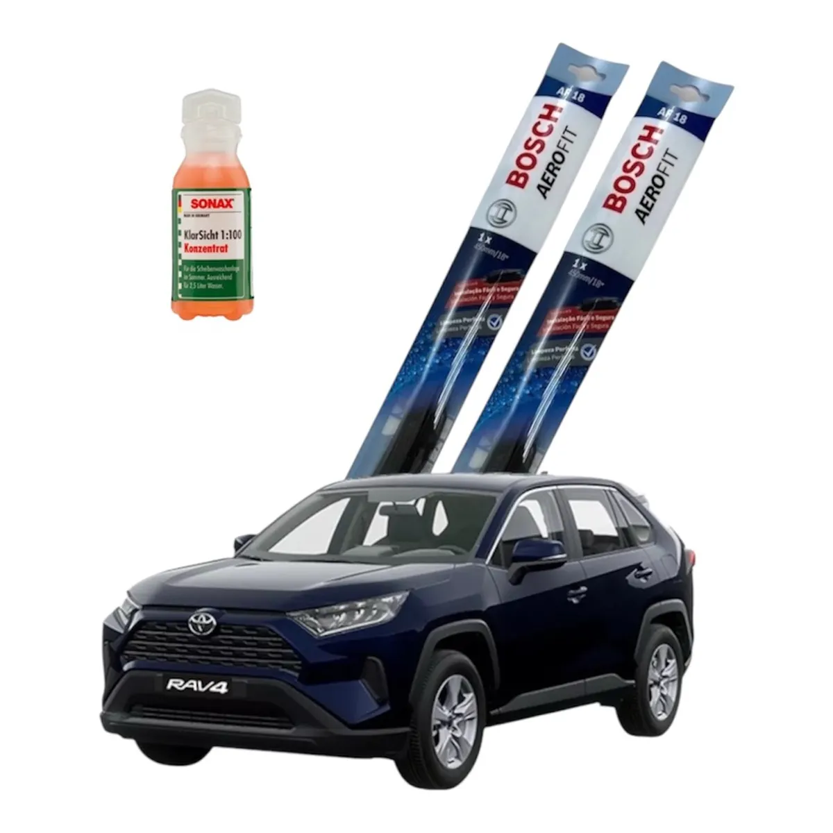 BOSCH - Kit Plumillas Limpiaparabrisas Bosch 24 Y 16 Toyota rav4