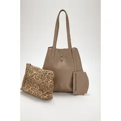 CHIARINI - Cartera Mujer marca modelo 01A4768 3 en 1 hecha en Cuero