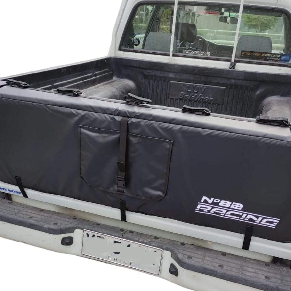 GENERICO - Pick-up Pad Bicicleta Cubre Portalón Camioneta Porta 5 Bicicletas N82racing
