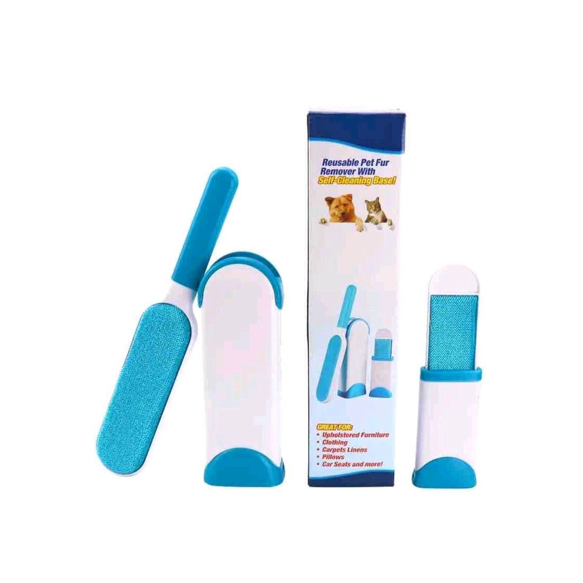 GENERICO - Cepillo Quita Pelo Y Pelusa De Mascotas